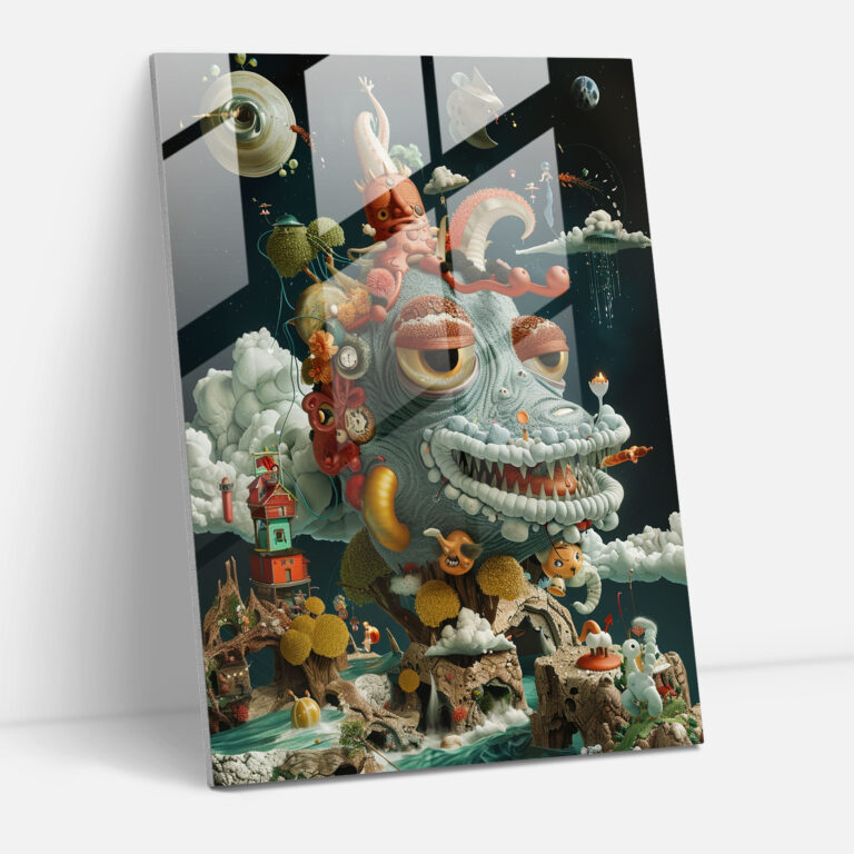 Mannerism Wohn-Deko: Fantastische Verspieltheit - Leinwandbild Glasbild