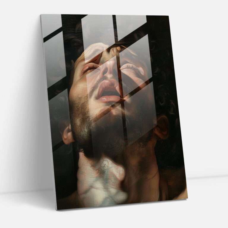 Glasbild - Manierismus Home-Dekoration.