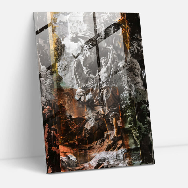 Mannerism Glasbild - Mythologische Szene - Moderne Kunst