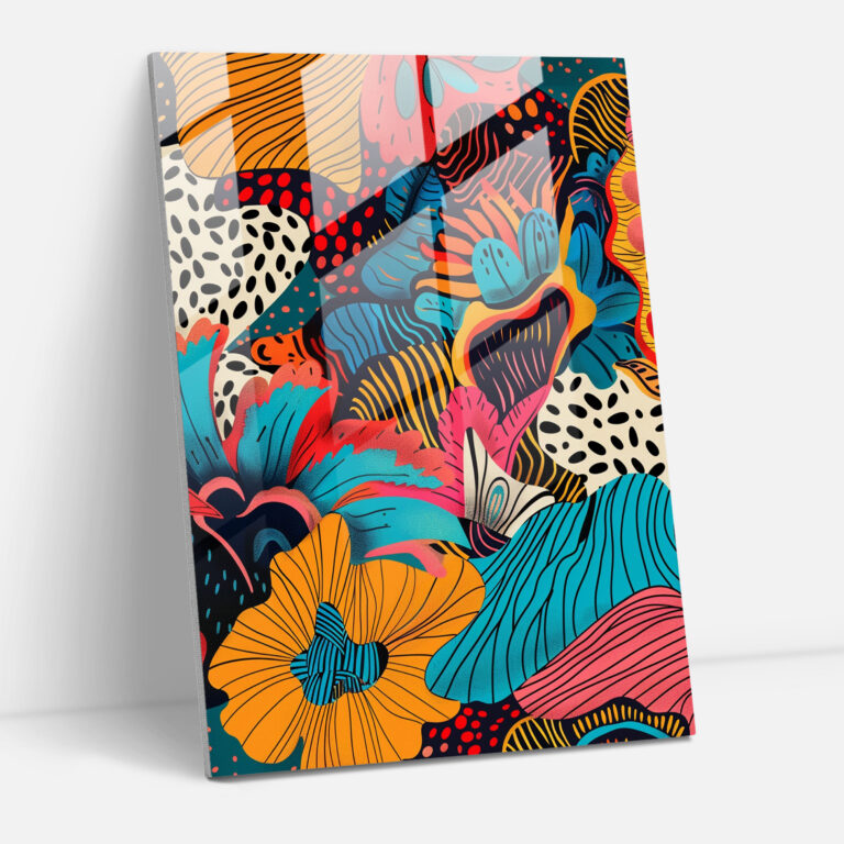 Mannerism Home Decoration - Feine Muster - Modern Art Leinwandbild