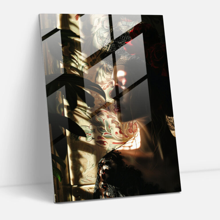 Mannerism Glaswandkunst für die Wohnraumdekoration - Mannerismus Wanddekoration Glasbild