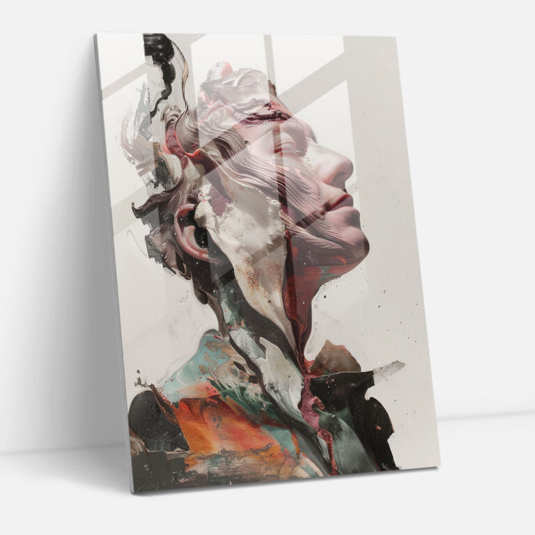Mannerism Glasbild - Mannerismus Glasbild Wanddekoration Moderne Kunst