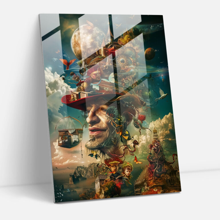 Mannerism Glas Kunst Wanddekoration - Moderne Kunst