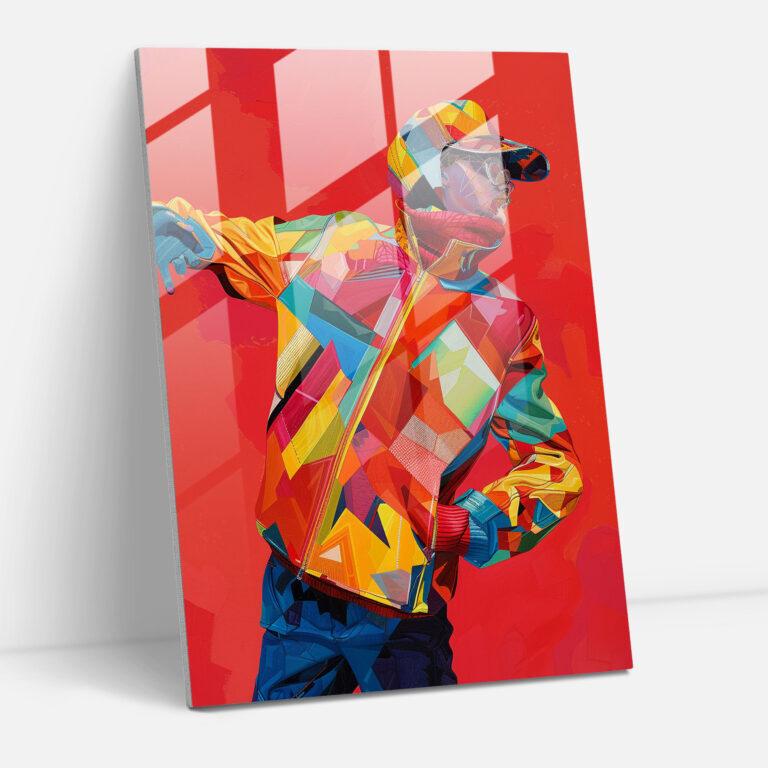 Moderne Glaswandkunst im Manierismus-Stil - Wanddekoration aus Glas