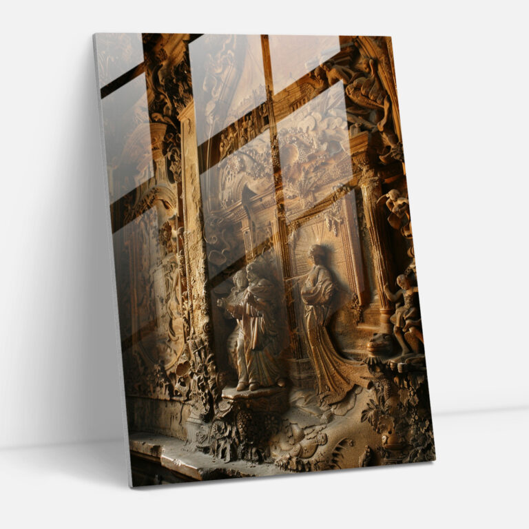 Mannerism Wanddekoration - Faszinierender Symbolismus und Intrikate Details - Mannerismus Moderne Kunst Glasbild