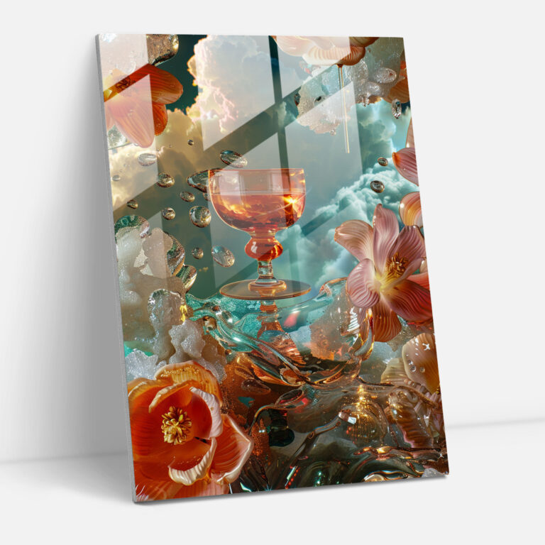 Mannerism Glas Kunst - Surreale Landschaften - Moderne Kunst Glasbild
