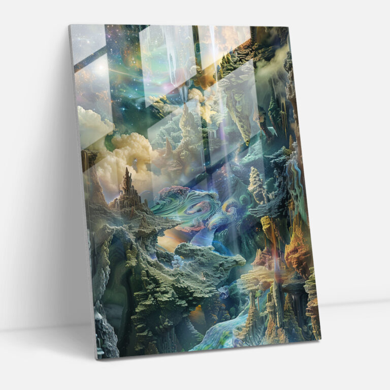 Glasbild Surreale Landschaften Und Traumhafte Szenen Wanddekoration