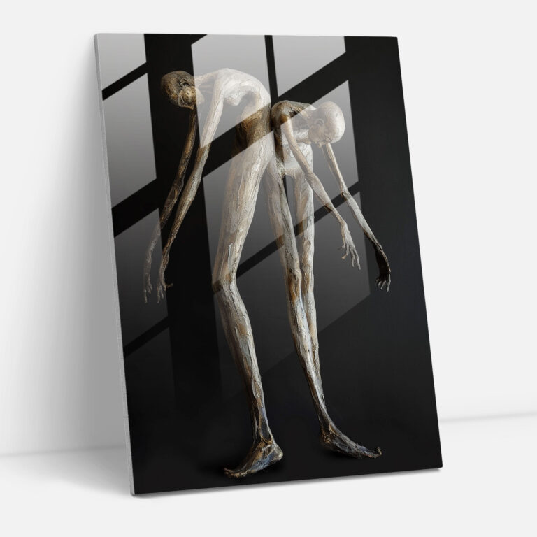 Mannerism Glasbild - Dramatische Eleganz - Zuhause Dekoration