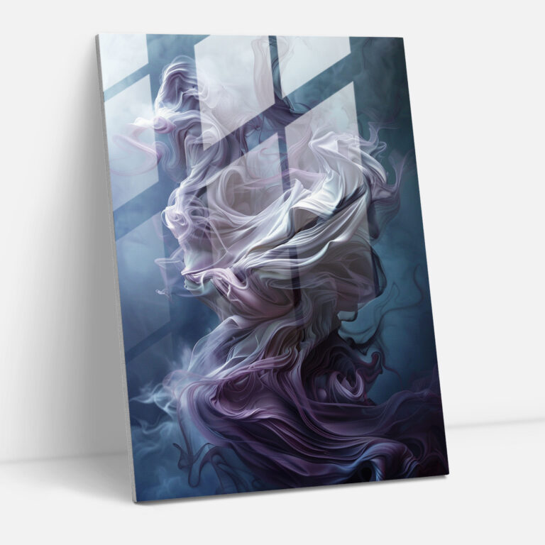 Mannerism Glasbild - Ätherische Wirbel - Wanddekoration Moderne Kunst