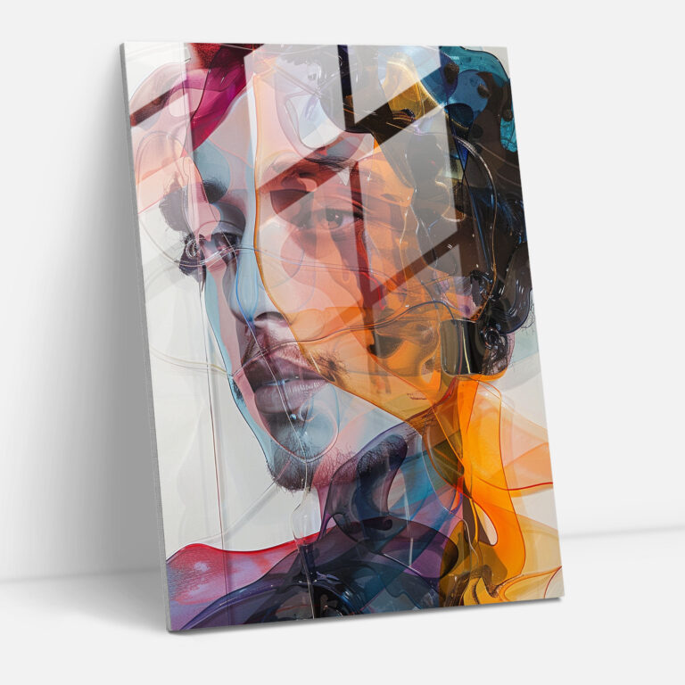 Verzerrte Figuren Manierismus Glasbild - Manierismus Moderne Kunst Glasbild