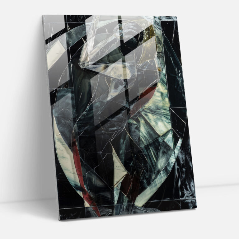 Dynamische Proportionen Manierismus Glasbild - Heimdekoration Moderne Kunst