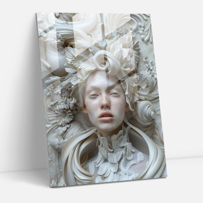 Mannerism Glasbild Wanddekoration - Moderne Kunst für Zuhause