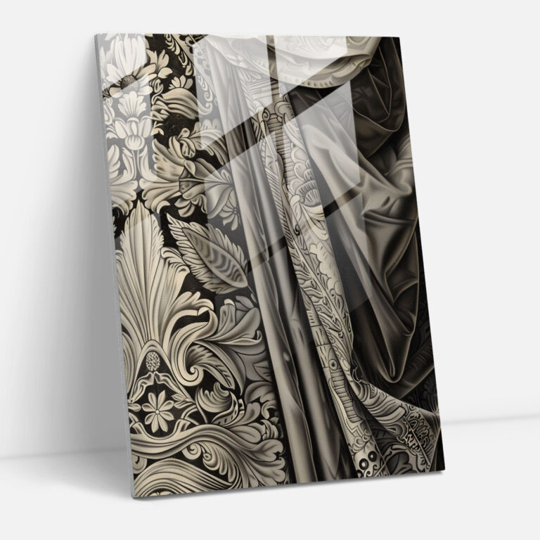 Moderne Kunstglasdruck - Mannerismus in Glaswandkunst