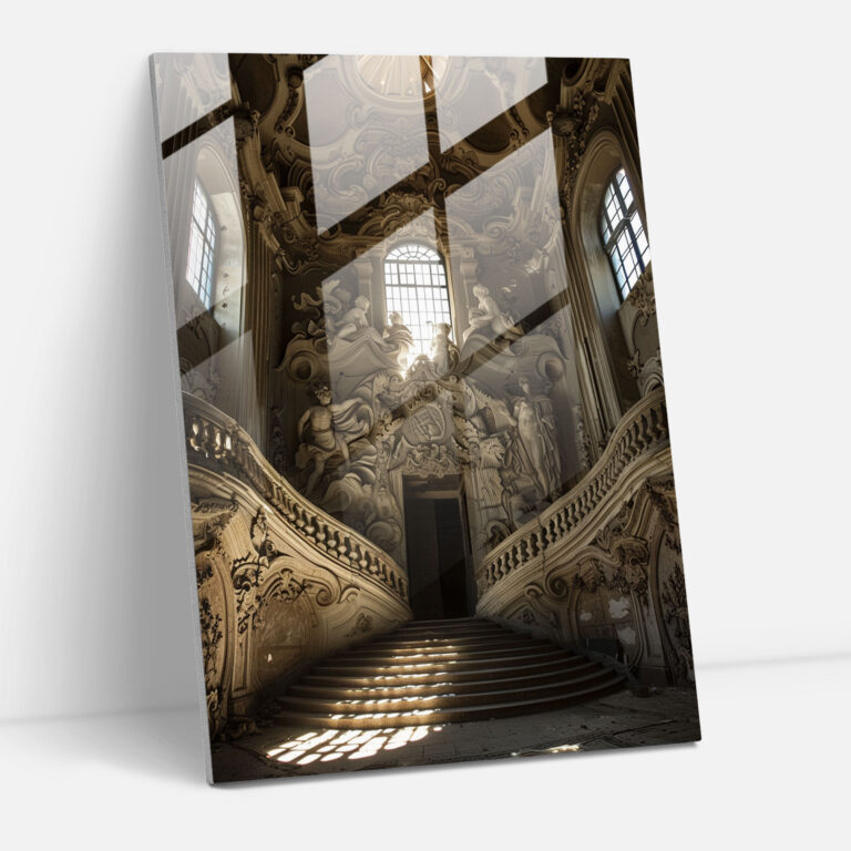 Moderne Kunstglas Wandkunst - Mannerismus Modern Art Glasbild