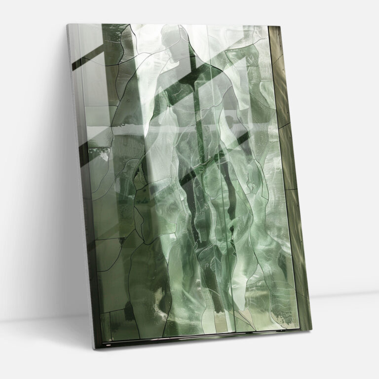 Mannerismus Menschliche Figuren Glasbild - Wanddekoration Glasbild Übertreibung