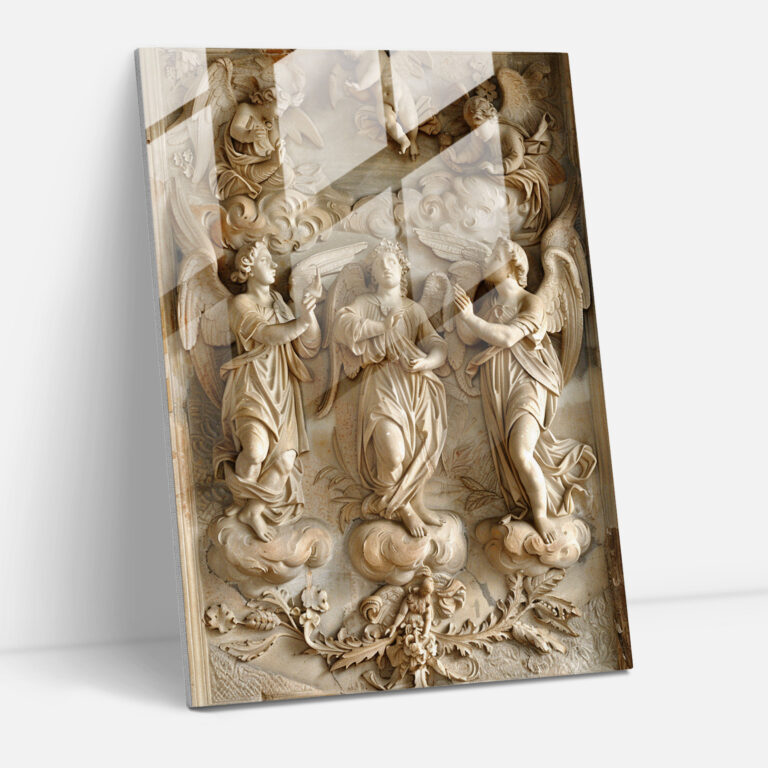 Mannerism Singing Angels Wanddekoration - Elegante himmlische Szenen Leinwandbild