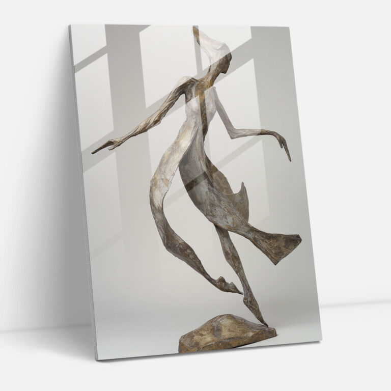 Mannerism Glaswandkunst - Gestreckte Figuren - Moderne Kunst Wanddekoration