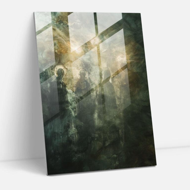 Mannerism Glasbild - Mystische Figuren - Zuhause Dekoration