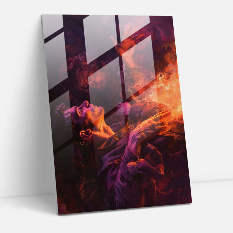 Mannerism Glasbild - Moderne Kunst Wanddekoration