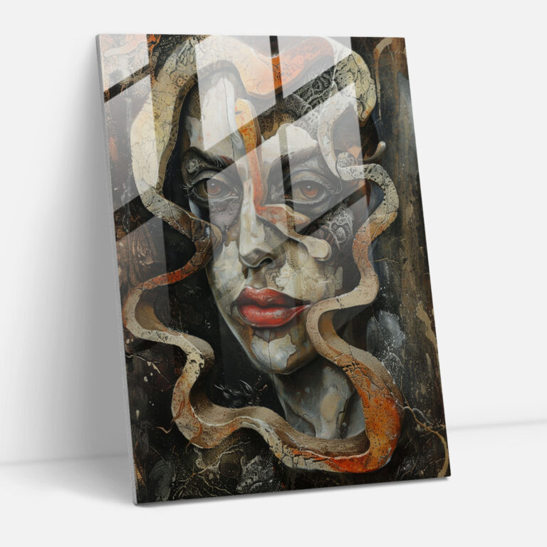 Mannerism Glasbild Wanddekoration - Moderne Kunst Wanddekoration