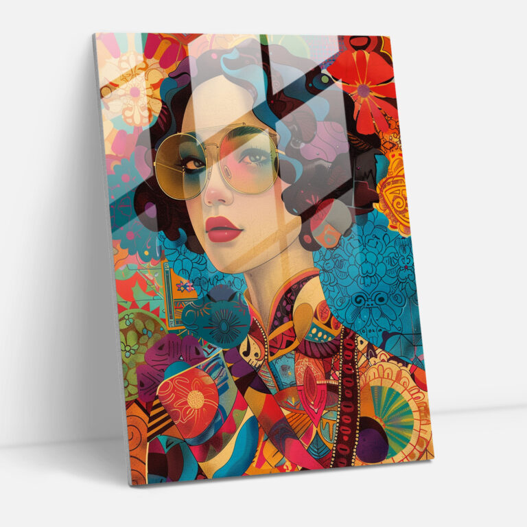 Mannerism Glasbild - Mannerismus Moderne Kunst Glasbild Glaswandkunst