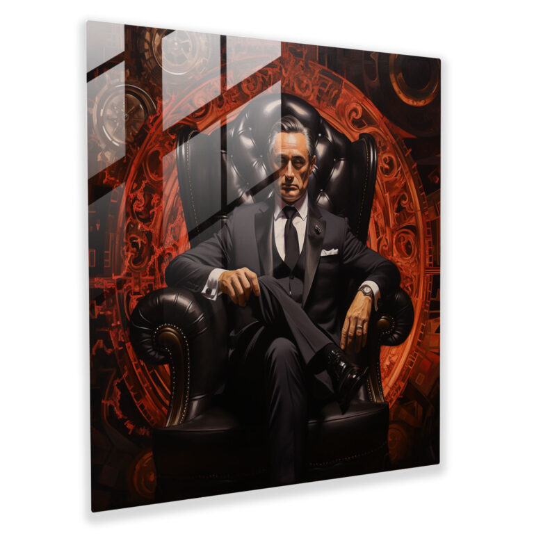 Luxus & Dominanz: Glasbild Godfather's Rule
