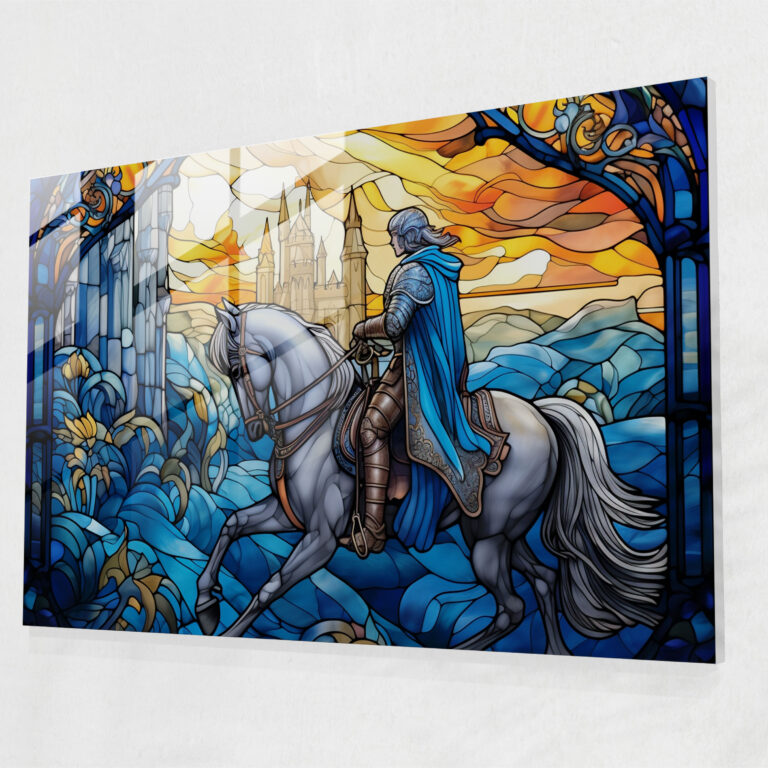 Mittelalterliches Glasbild - Mittelalter Moderne Kunst Abenteuer