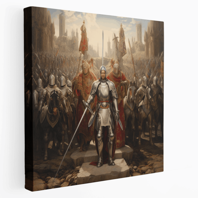 Ritter der Tapferkeit Leinwandbild