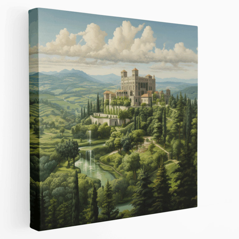 Leinwandbild Königliche Burg