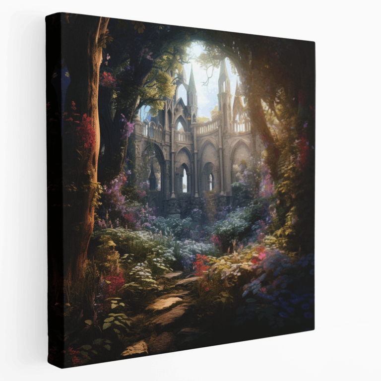 Verzauberter Wald Leinwandbild