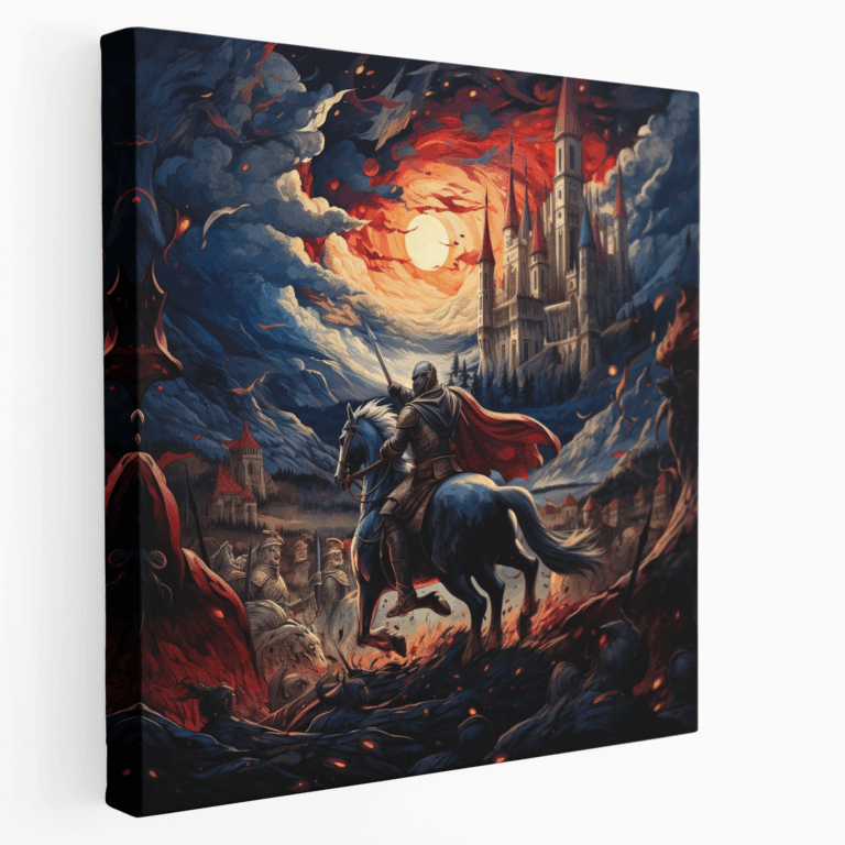 Ritter der Tapferkeit Leinwandbild