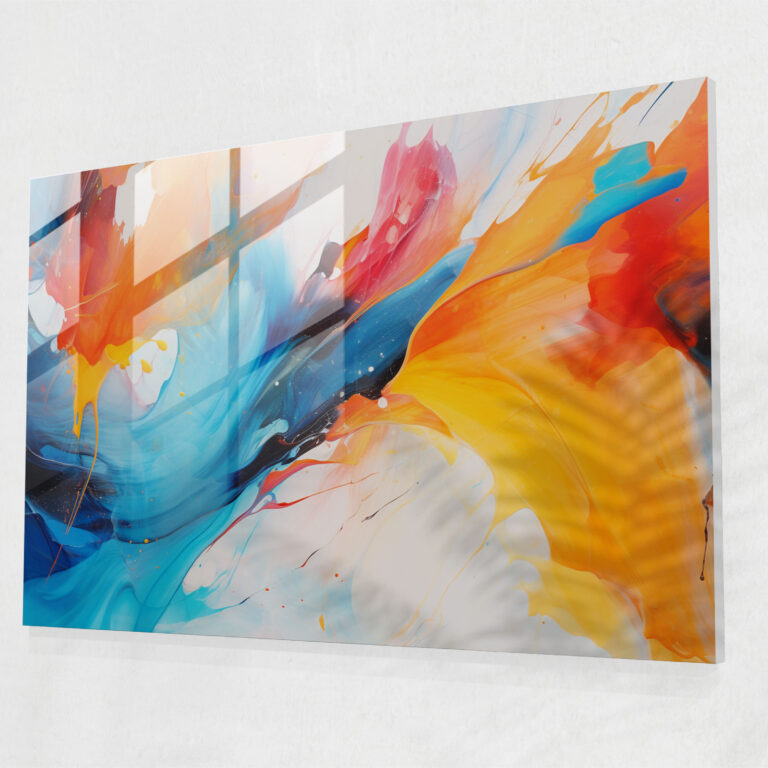 Glaskunst im Paläolithikum - Mesolithikum Glasbild Wanddekoration