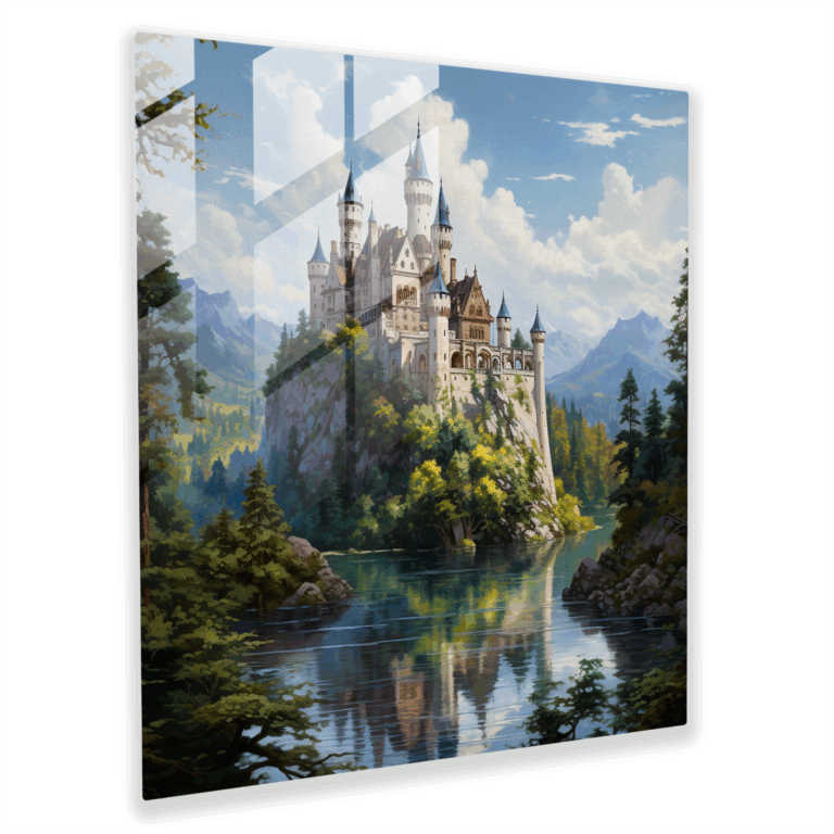 Glasbild Ethereal Renaissance Leinwanddekoration