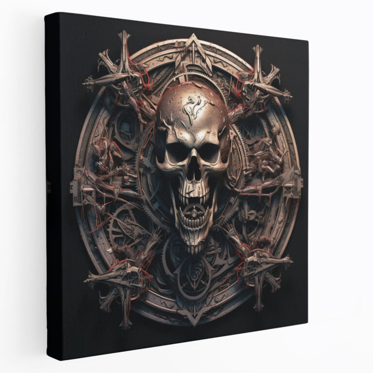 Metallica Logo Leinwandbild - Zuhause Dekoration Heavy Metal Kunstwerk