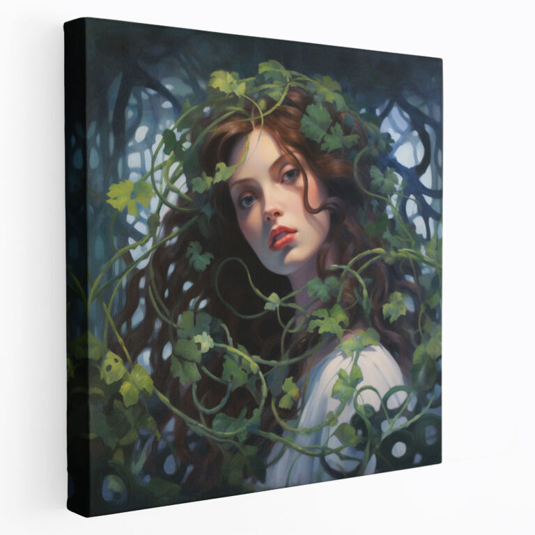Medusa Leinwandbild - Medusa Wohn-Deko Wandkunst