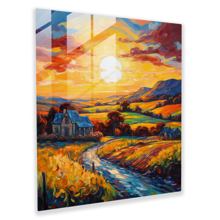 Mittelerde Glas Kunst - Glasbild Natürliche Schönheit