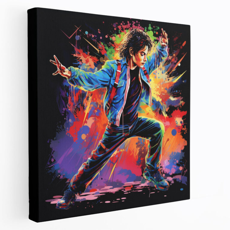 Leinwandbild Michael Jackson - Lebendige Wandkunst - Musiklegende