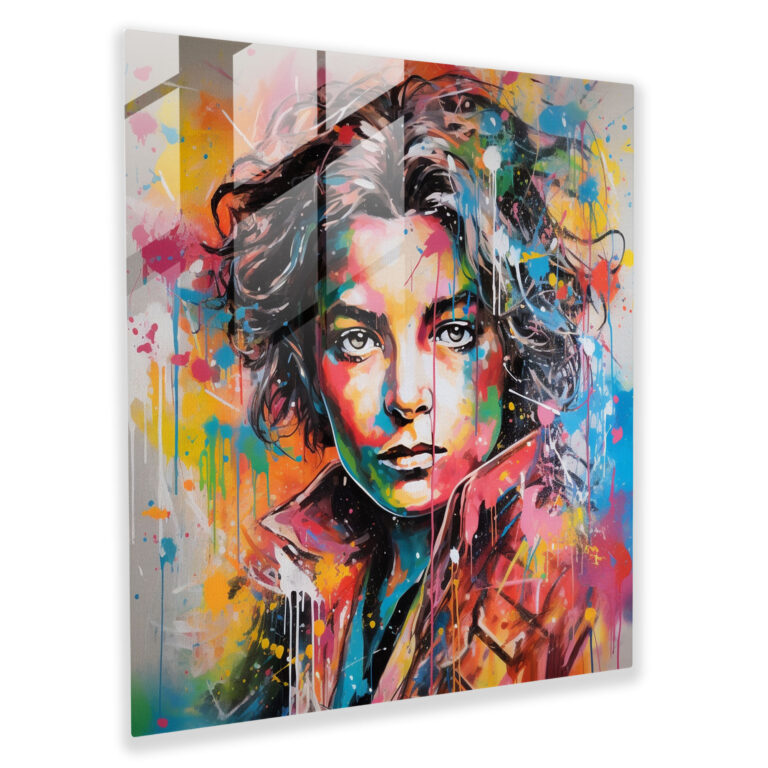 Michael Jackson Glasbild - Wanddekoration Glaswandkunst Modern Art