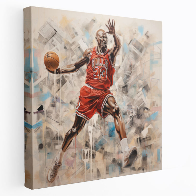 Wanddekoration Michael Jordan - Collage Leinwandbild Home Dekoration