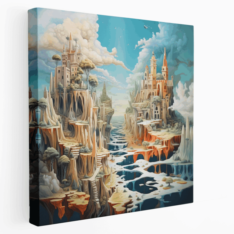 Leinwandbild: Surreale Traumlandschaft