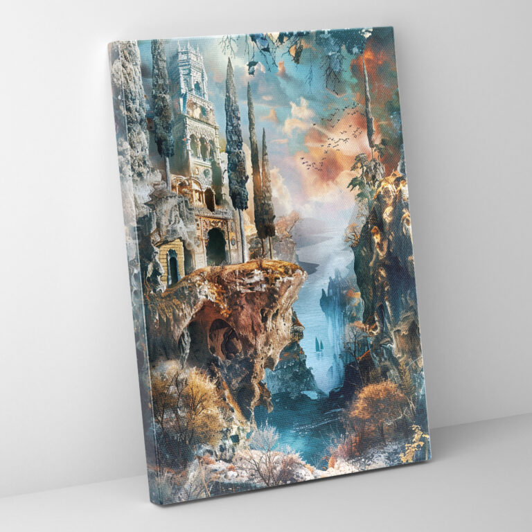 Traumhaftes Manierismus Leinwandbild - Wanddekoration Leinwand
