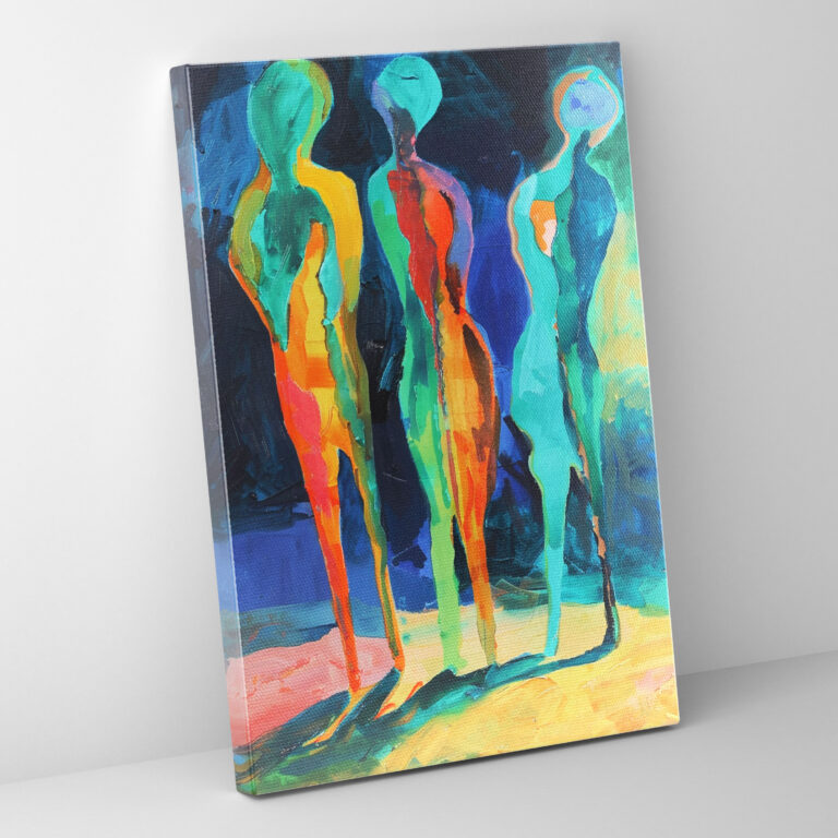 Leinwandbild Langgestreckte Figuren - Manierismus Leinwandbild Wandkunst Wohnkultur