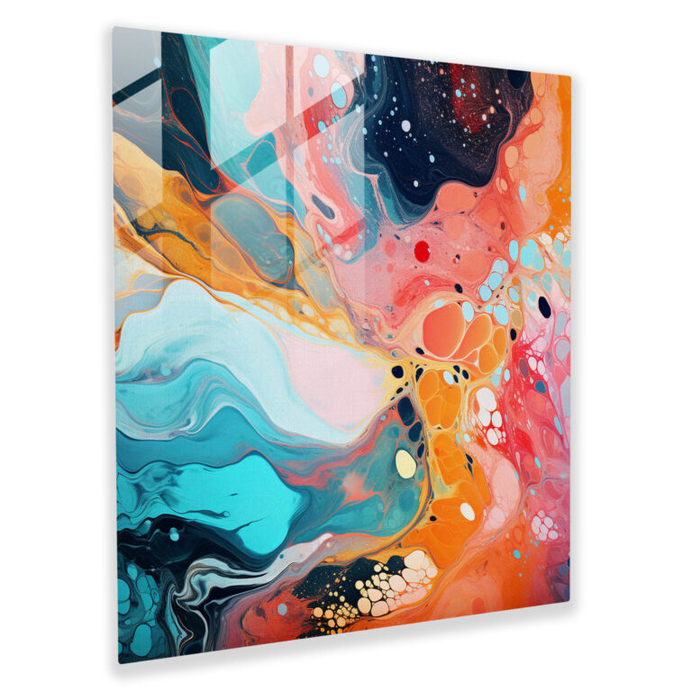 Marmor Glasbild - Marmor Glas Kunst Marmor Glasdruck