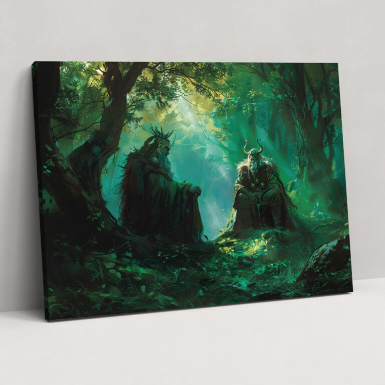 Mythologie Wanddekoration - Leinwandbild Wandkunst Wanddekoration