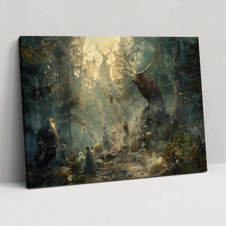 Slawische Mythologie Wandkunst - Leinwand Wandkunst