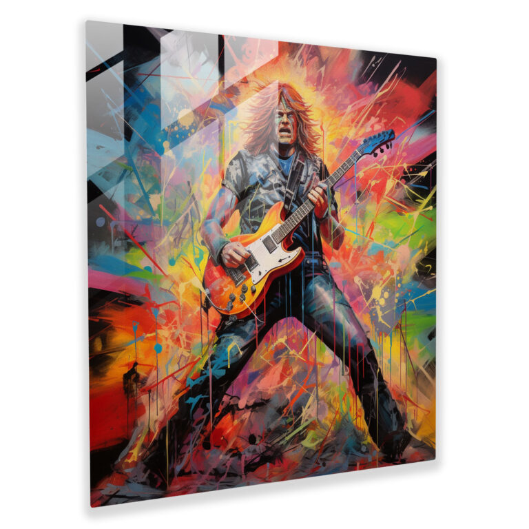 Metallica Graffiti Glasbild - Metallica Graffiti Albumcover