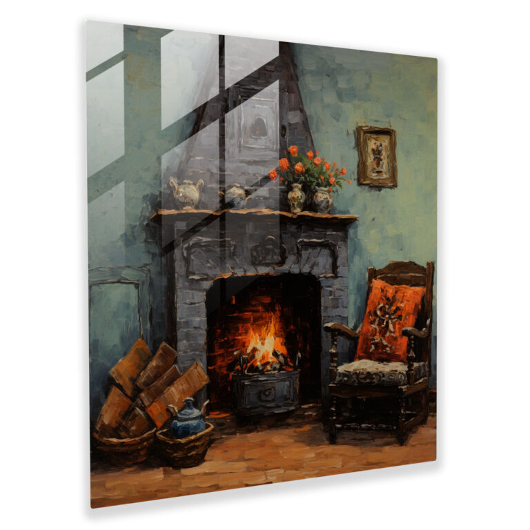 Glasbild Rustikaler Charme