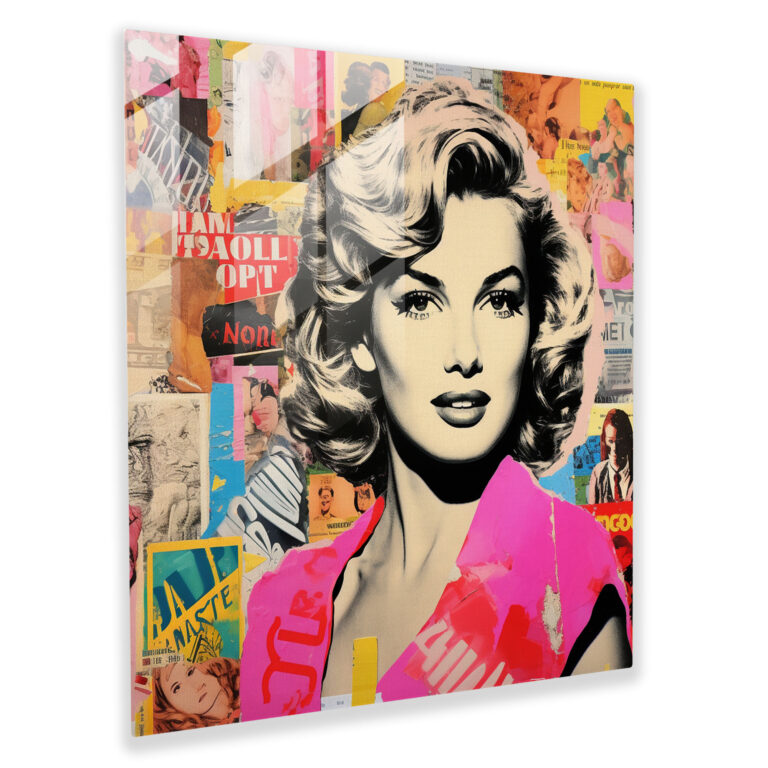 Glasbild Pop Culture Fusion
