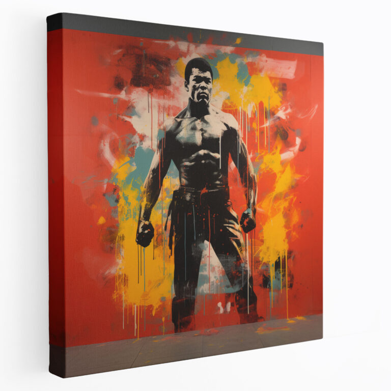 Muhammad Ali Leinwandbild - Ikone des Boxsports Home Deko