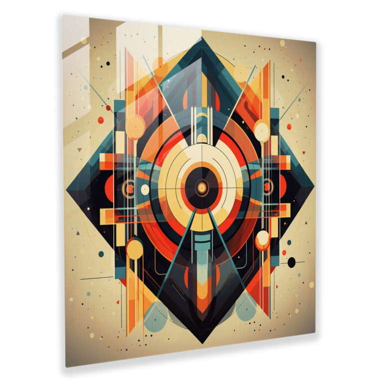 Marvel Geometrisches Glasbild - Marvel Visuelle Faszination Dekoration für Zuhause Glaskunst